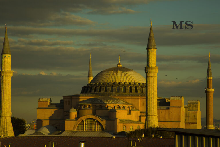 Hagia Sophia in Istanbul, Turkey.